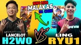 SINO MAS MALUPET??! NXPE H2WO "Lancelot" vs. RYU1 "Ling" in Rank! ~ Mobile Legends