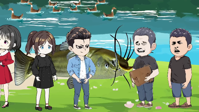 ≤I Have a Mechanical Crayfish≥ Episode 55 A giant catfish harmed the fish pond. I helped my employer
