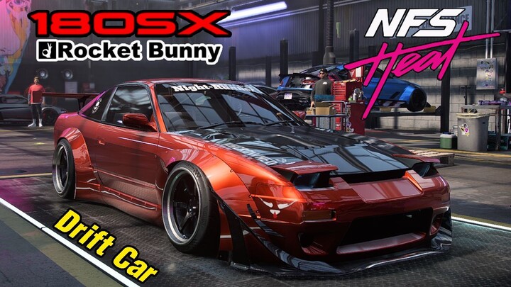 Need for Speed HEAT [แต่งรถ] - จับ180sx มาทำรถดริฟ (Nissan 180SX Type X)