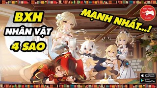 Genshin Impact || TOP NHÂN VẬT 4 SAO - NHÂN VẬT ĐÁNG CHƠI NHẤT...! || Thư Viện Game