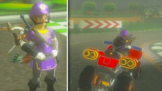 MARIO KART Minigame in The Legend Of Zelda: Breath Of The Wild