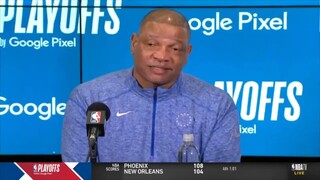 Doc Rivers on the sixers’ big win tonight: "This was most serious game we played this year"