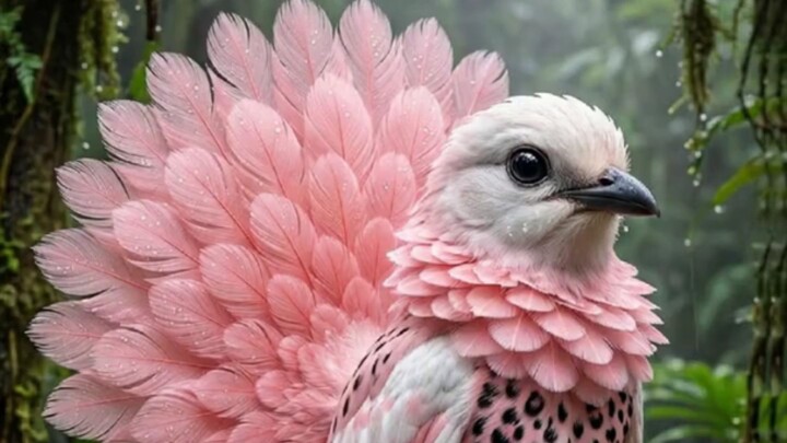 梦幻彩虹神鸟现身神秘森林！🌈🦜✨