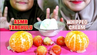 ASMR PERMEN BUAH ( TANGHULU ) + WHIPPED CREAM | CANDIED FRUITS | ULUL ASMR MUKBANG INDONESIA