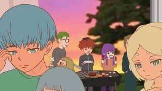 Xin Meier and Lilian's family of three 🍔 Warm lunch time [Healing short film]