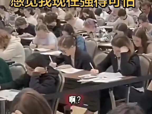 Now you finally get how we felt in English class back in school, huh? [grinning]
