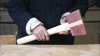 Chinese mortise and tenon technique: double ladder dovetail + straight tenon, three tenons in one to