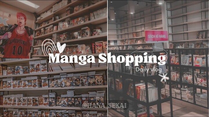 KHÁM PHÁ QUẦY MANGA TẠI KIM ĐỒNG CỐNG QUỲNH | MÌNH ĐÃ MUA 5 NÀNG DÂU, MOB PSYCHO, HANAKO-KUN,….