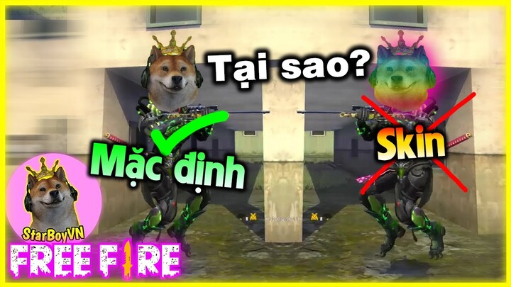 (Free Fire) Lý do "cục súc" không dùng Skin Súng "buff" của StarBoyVN =))