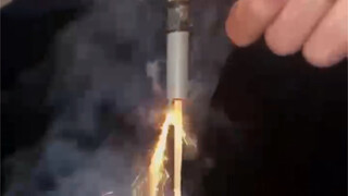 This fireworks display is just like a rocket launch!