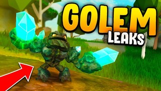 NEW* UPDATE Golems, Pigs, Audios Leaks!! in Roblox Islands (Skyblock)