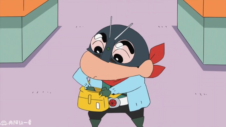 【蜡笔小新第十二季台配】新假面骑士哦