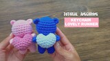 ♡♡ crochet keychain amigurumi lovely runner tutorial ♡♡