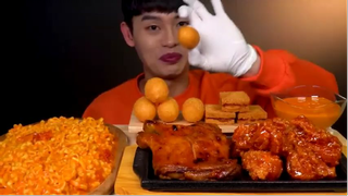 mukbang ngon chàng trai ăn phần 9 #amthuc #monngon