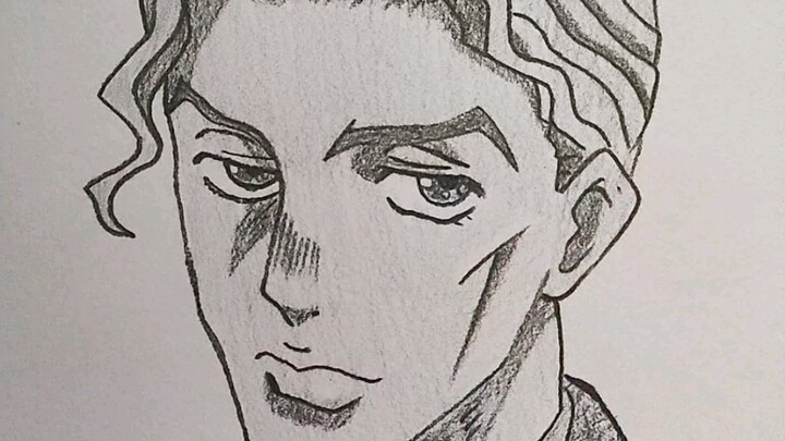 Simply draw Yoshikage Kira "JoJo's Bizarre Adventure Part 4"