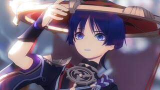 //原神MMD/夜行性的花瓣/villain/散兵./镜头配布//
