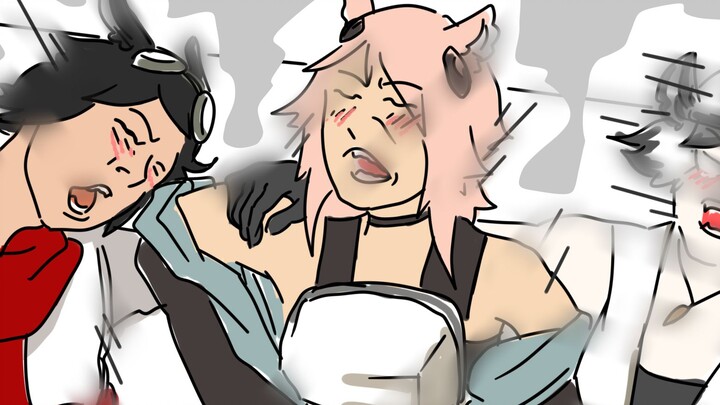 [Arknights handwriting] Drunk operator in infrastructure
