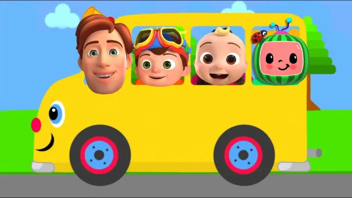 The Wheels on the Bus BUT with Other Characters Mash-Up