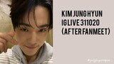 Kim Jung Hyun || 311020 IG Live (Engsub)
