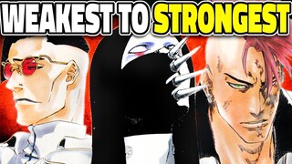 Bleach All Sternritter RANKED Weakest to STRONGEST