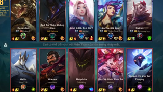 [LMHT_Tốc Chiến] Zed đi rừng Rank Đại Cao Thủ gánh team với 20mạng hạ gục hủy di