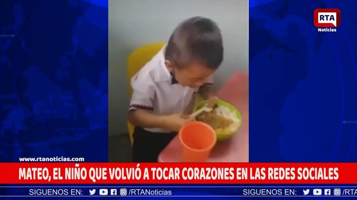 Mateo volvió a  tocar los corazones