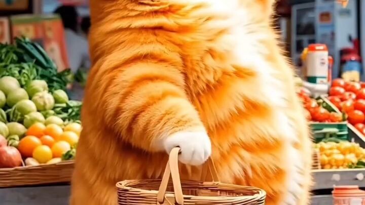 cat making living