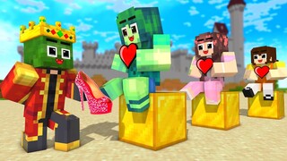 Monster School :  Zombie  x Squid Game Doll True Love - Minecraft Animation