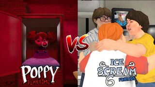 Escape Ending Battle 🏃‍♂️ | Poppy Playtime Vs Ice Scream 6