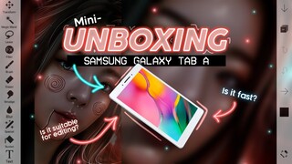 UNBOXING | Samsung GALAXY Tab A + short story lol