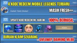 BURUAN! 4 KODE REDEEM ML TERBARU KODE REDEEM MOBILE LEGENDS HARI INI UPDATE MARET 2024