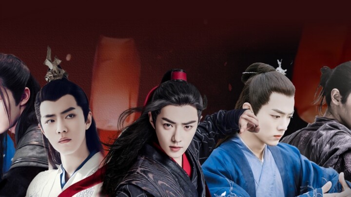 [Xiao Zhan |. ลองดู |. ภาพกลุ่มในชุดโบราณ] "โลกของฉันคือโลกของฉัน และดาบจะไม่มีวันหยุดต่อสู้"