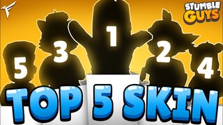 Le MIE TOP 5 Skins PREFERITE🎖️Stumble Guys