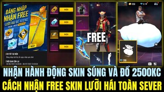 Garena Tặng Free Skin Lưỡi Hái Cực Đẹp Skin Súng Và Hành Động, Skin Skywing Mới Đám Mây |Free Fire