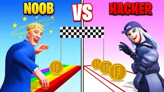 NOOB vs HACKER For 💰 in Fortnite