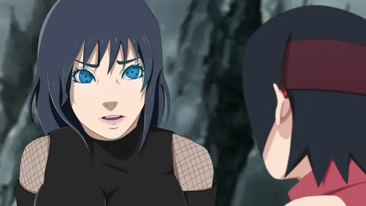 Sarada Meets Mysterious Girl With Blue Sharingan For A First Time In Boruto: Naruto Next Generations
