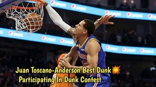 Best Of Juan Toscano-Anderson Dunk before he will Competing to a dunk contest 💥