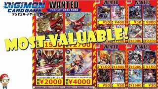 The Top 10 Most Expensive New Digimon TCG Cards from Xros Encounter (BT10)! (Price Guide)!