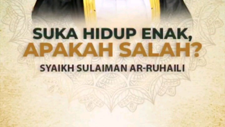 SUKA HIDUP ENAK, APAKAH SALAH ?