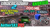 [200 MB] GAME NFS UNDERGROUND 2 PS2 AETHERSX2 ANDROID SETTING 60 FPS