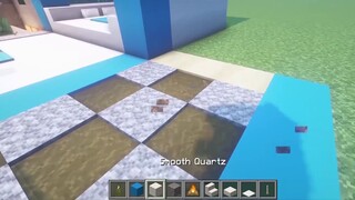 【Minecraft】วิธีเลี้ยงโลมาไว้ในอ่างอาบน้ำในบ้าน