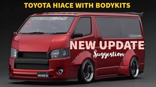 New Toyota Hiace with bodykits in Car Parking Multiplayer New Update suggestion