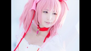 [Cosplay] Puella Magi Madoka Magica Wanita ini memiliki wajah bulat