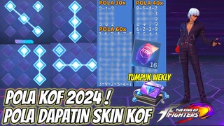 POLA KOF BINGO 2024 ! DAN PEMBUKTIAN TUMPUK WEEKLY DIAMOND DAPAT SEMUA TIKET KOF