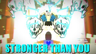 [Undertale/MC Animation/Chinese Subtitles/Self-Made] "STRONGER THAN YOU" is stronger than you (class