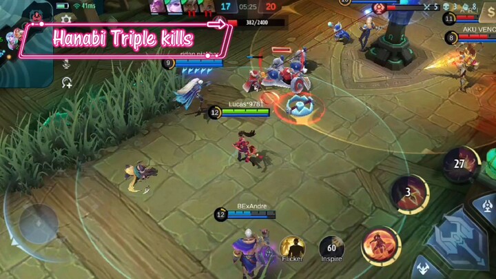 Hanabi Triple kills
