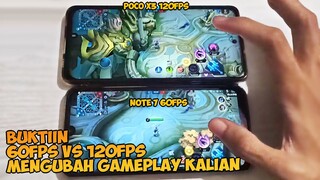 120 FPS Di Games Pengaruh Besar, Bukti Jelas HP 60FPS VS 120FPS Tes Mobile Legends