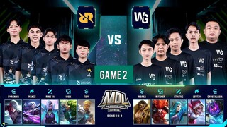 RRQ SENA VS WARMIL GENG GAME 2 | MDL ID S9 | PROGRESSIVE ROUND | HARI 1 PUTARAN 1