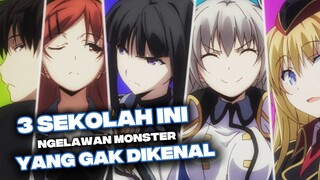 3 sekolah ini Ngelawan Monster yang gak dikenal
