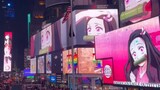 『鬼灭之刃』第三季最终话纽约时代广场现场，第四季柱训练篇制作发表！